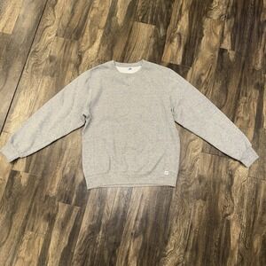 Russell Athletic Dri-Power Crewneck Sweatshirt Grey Heather Size Medium